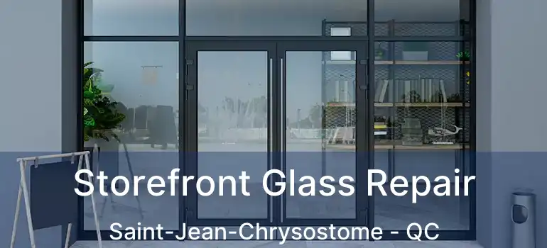  Storefront Glass Repair Saint-Jean-Chrysostome - QC