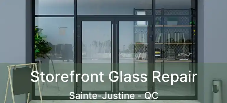  Storefront Glass Repair Sainte-Justine - QC