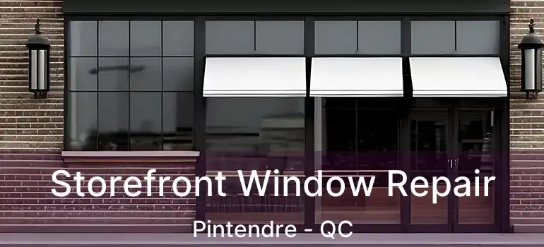  Storefront Window Repair Pintendre - QC