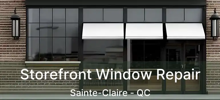 Storefront Window Repair Sainte-Claire - QC