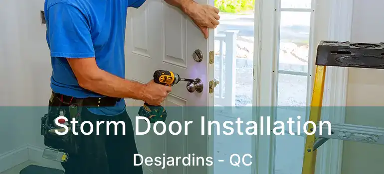  Storm Door Installation Desjardins - QC