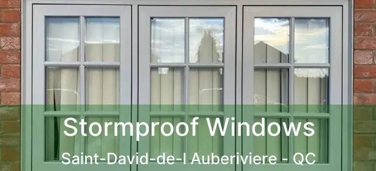  Stormproof Windows Saint-David-de-l Auberiviere - QC
