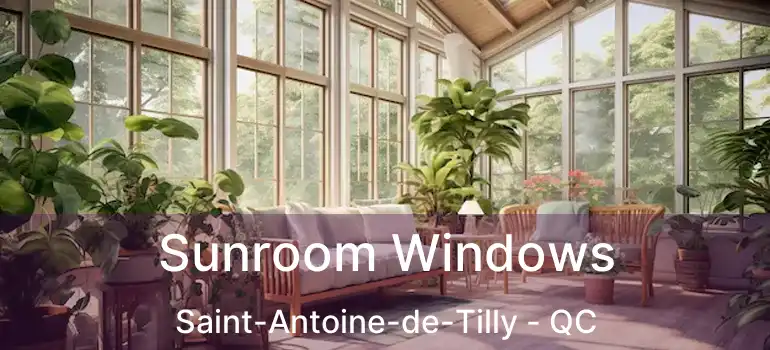  Sunroom Windows Saint-Antoine-de-Tilly - QC