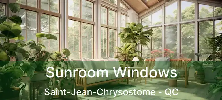  Sunroom Windows Saint-Jean-Chrysostome - QC