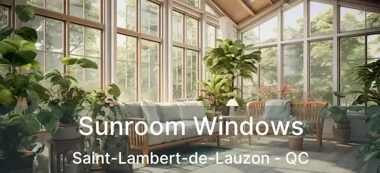  Sunroom Windows Saint-Lambert-de-Lauzon - QC