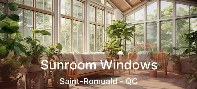  Sunroom Windows Saint-Romuald - QC