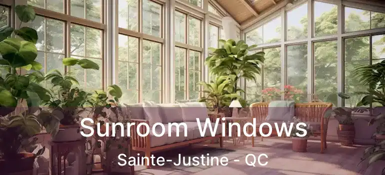  Sunroom Windows Sainte-Justine - QC