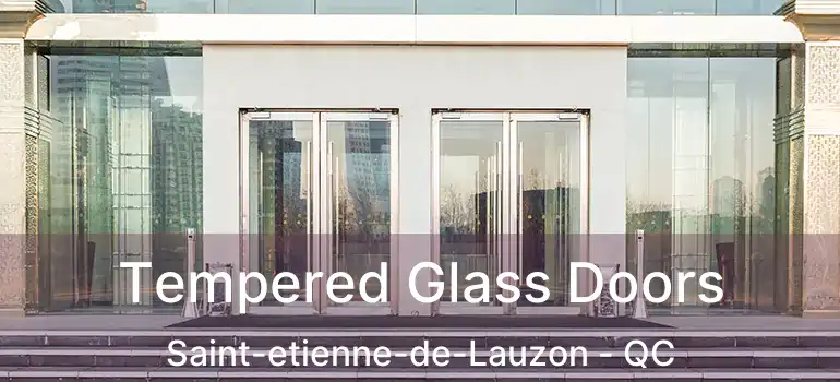  Tempered Glass Doors Saint-etienne-de-Lauzon - QC