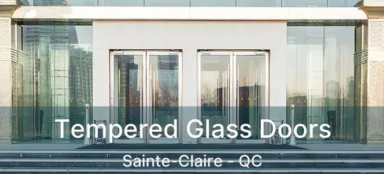  Tempered Glass Doors Sainte-Claire - QC