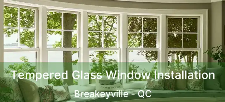  Tempered Glass Window Installation Breakeyville - QC
