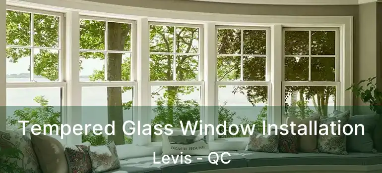  Tempered Glass Window Installation Levis - QC