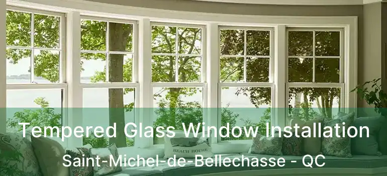  Tempered Glass Window Installation Saint-Michel-de-Bellechasse - QC