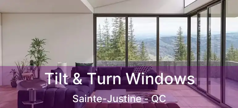  Tilt & Turn Windows Sainte-Justine - QC