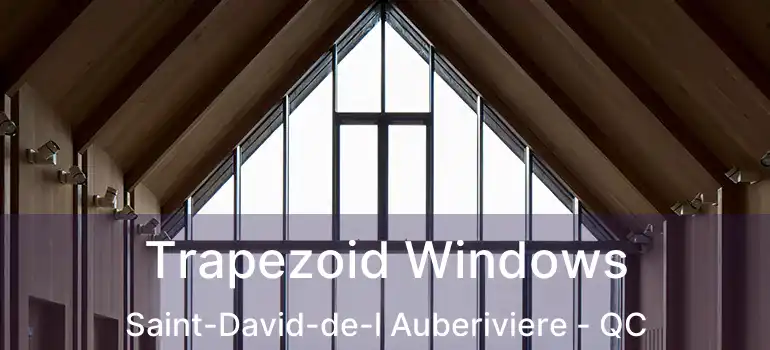  Trapezoid Windows Saint-David-de-l Auberiviere - QC