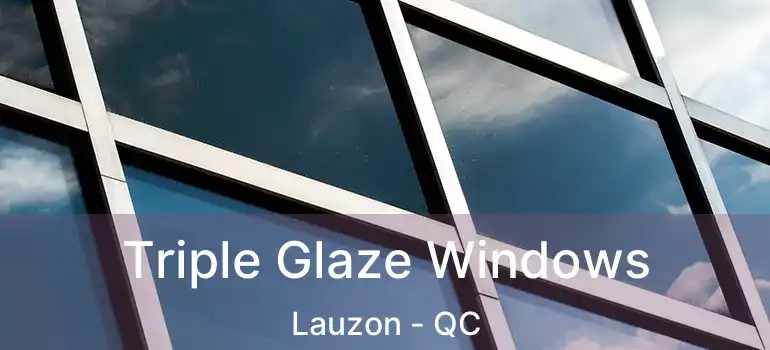  Triple Glaze Windows Lauzon - QC