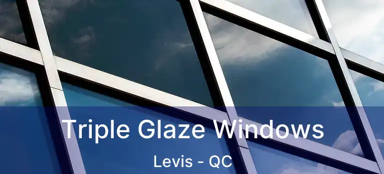  Triple Glaze Windows Levis - QC