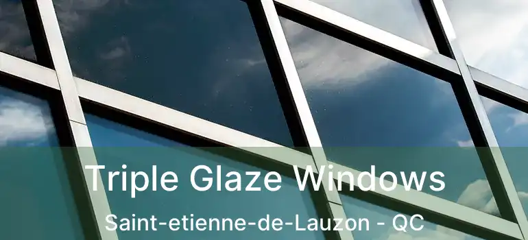  Triple Glaze Windows Saint-etienne-de-Lauzon - QC