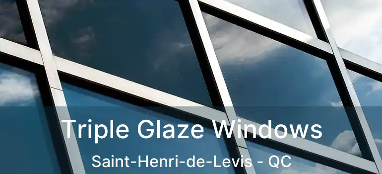  Triple Glaze Windows Saint-Henri-de-Levis - QC