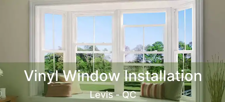  Vinyl Window Installation Levis - QC