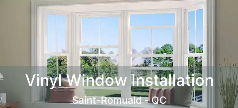  Vinyl Window Installation Saint-Romuald - QC