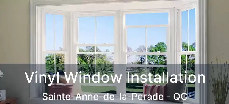  Vinyl Window Installation Sainte-Anne-de-la-Perade - QC