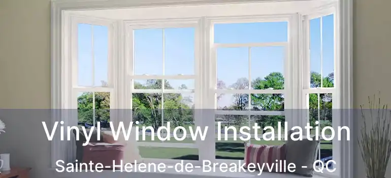  Vinyl Window Installation Sainte-Helene-de-Breakeyville - QC