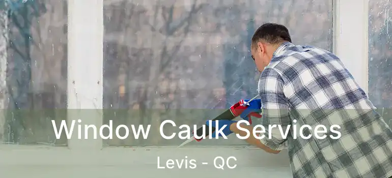  Window Caulk Services Levis - QC