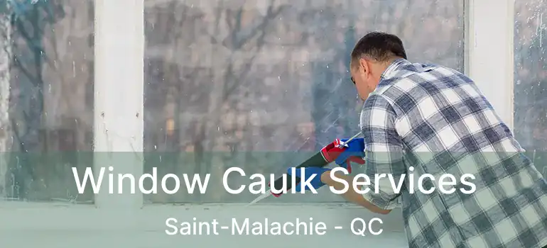  Window Caulk Services Saint-Malachie - QC