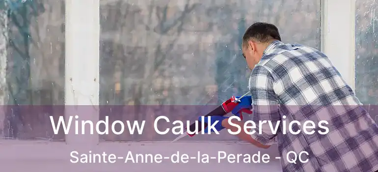  Window Caulk Services Sainte-Anne-de-la-Perade - QC