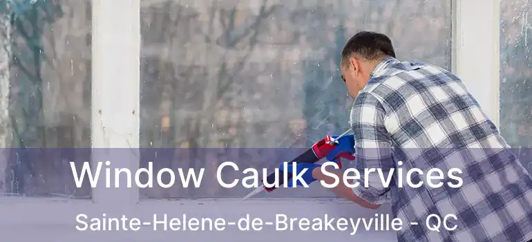  Window Caulk Services Sainte-Helene-de-Breakeyville - QC