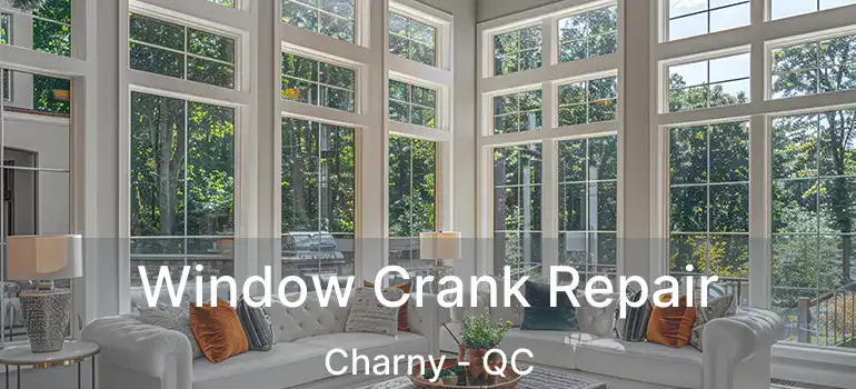  Window Crank Repair Charny - QC
