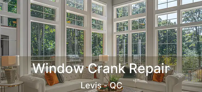  Window Crank Repair Levis - QC