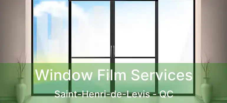  Window Film Services Saint-Henri-de-Levis - QC