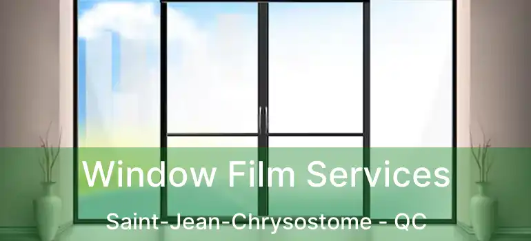  Window Film Services Saint-Jean-Chrysostome - QC