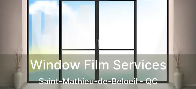  Window Film Services Saint-Mathieu-de-Beloeil - QC