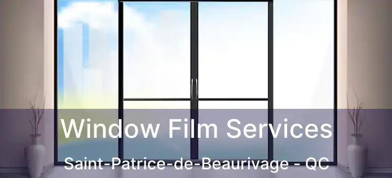  Window Film Services Saint-Patrice-de-Beaurivage - QC