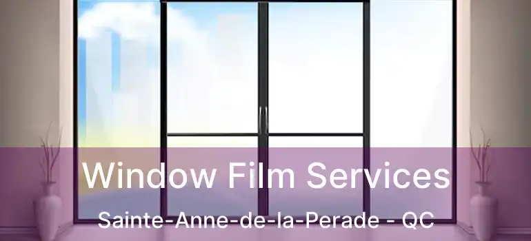  Window Film Services Sainte-Anne-de-la-Perade - QC