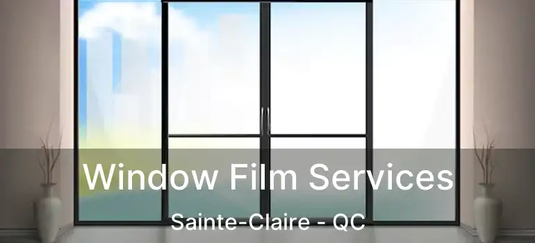  Window Film Services Sainte-Claire - QC
