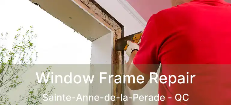  Window Frame Repair Sainte-Anne-de-la-Perade - QC