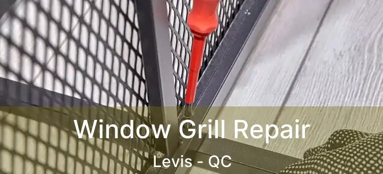  Window Grill Repair Levis - QC
