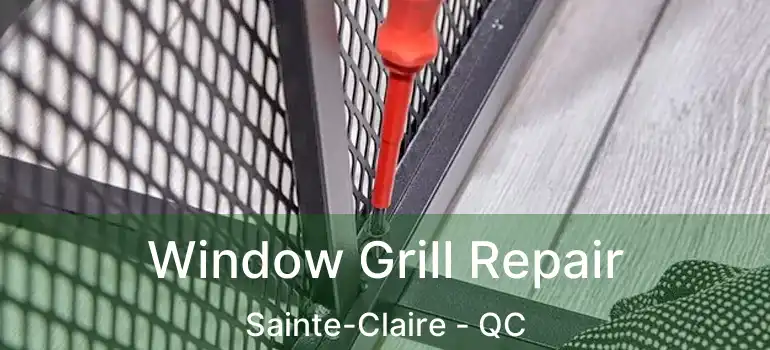  Window Grill Repair Sainte-Claire - QC
