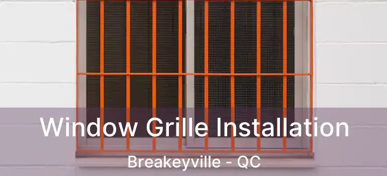  Window Grille Installation Breakeyville - QC