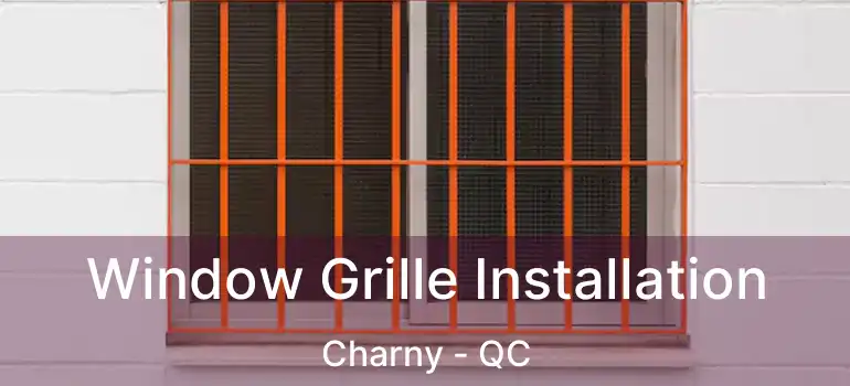  Window Grille Installation Charny - QC