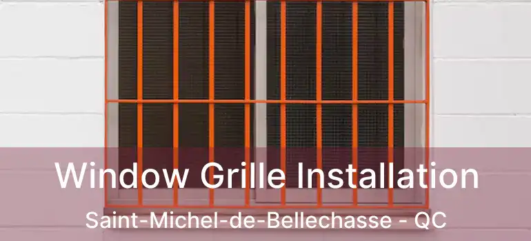  Window Grille Installation Saint-Michel-de-Bellechasse - QC