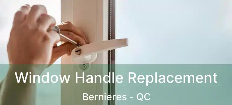  Window Handle Replacement Bernieres - QC