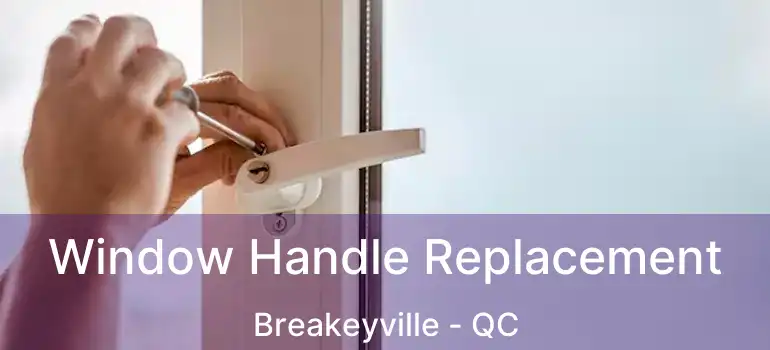  Window Handle Replacement Breakeyville - QC