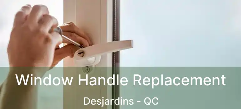  Window Handle Replacement Desjardins - QC