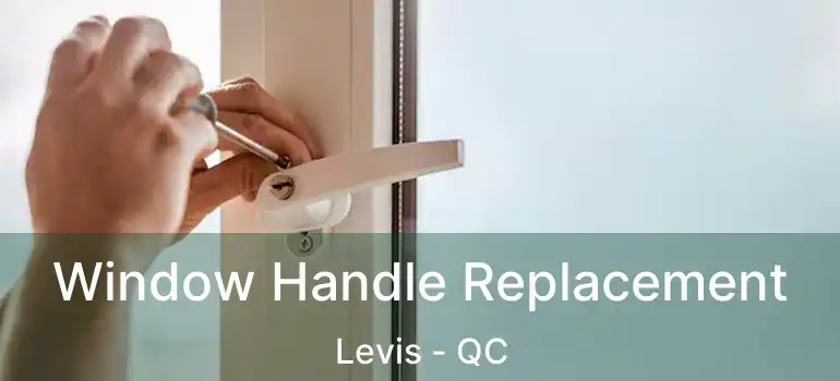  Window Handle Replacement Levis - QC