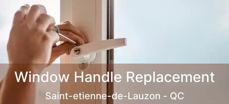  Window Handle Replacement Saint-etienne-de-Lauzon - QC
