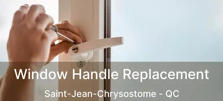  Window Handle Replacement Saint-Jean-Chrysostome - QC